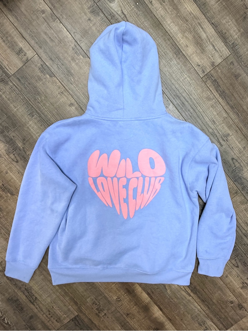 Club Wild Lavender Pullover Hoodie with Pink Logo - Picture 5 of 5